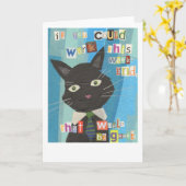 Wenn du dieses Wochenende arbeiten könntest, wäre  Karte (Gelbe Blume)