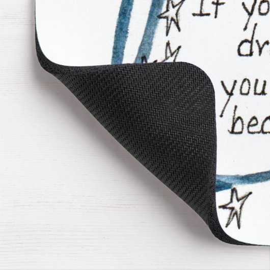 "Wenn du dir das vorstellen kannst... " Sprichwort Mousepad (Ecke)