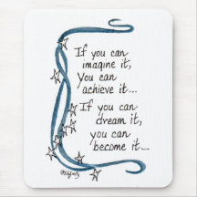 "Wenn du dir das vorstellen kannst... " Sprichwort