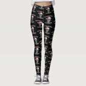Wenn du drinnen tot bist, aber es ist Weihnachten Leggings (Vorderseite)
