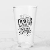Wenn du ein Tänzer Verabrede Glas (Rückseite)