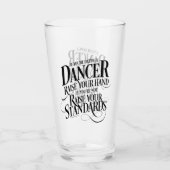 Wenn du ein Tänzer Verabrede Glas (Vorderseite)
