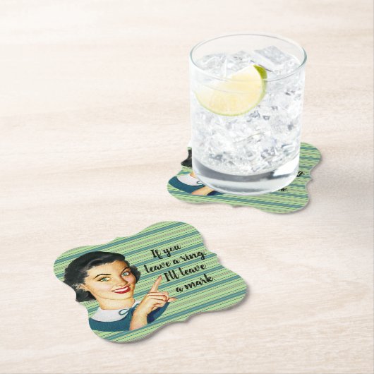 Wenn du einen Ring verlasse, verlass ich ein Zeich Untersetzer (Vor Ort)