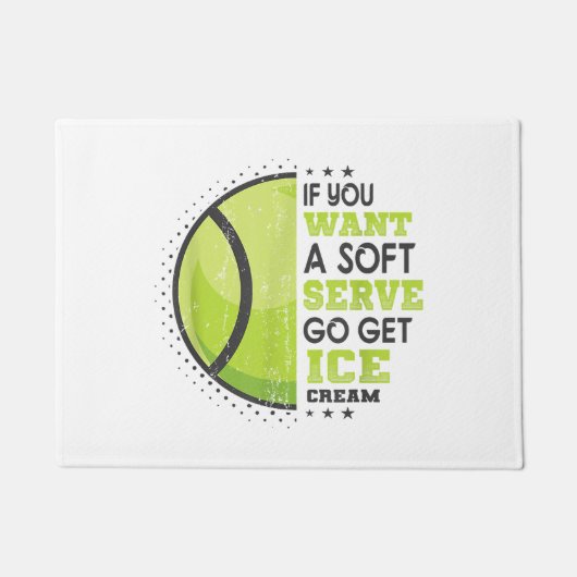 Wenn du einen weichen Serve Will, bekomme den Eisc Fußmatte (Vorderseite)