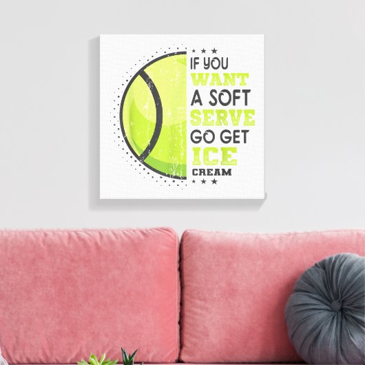 Wenn du einen weichen Serve Will, bekomme den Eisc Leinwanddruck (Insitu (Wohnzimmer))