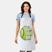 Wenn du einen weichen Serve Will, bekomme den Eisc Schürze (Getragen)