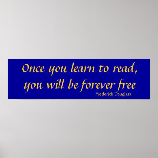 Wenn du erst einmal lesen lernst, wirst du für imm poster
