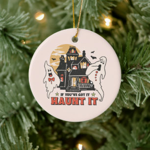Wenn du es Got hast, spucke es. Keramik Ornament
