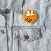 Wenn du es hast, spuke es – Süßes Geisterpärchen Button (Beispiel)