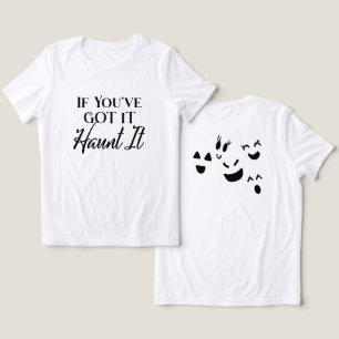 Wenn du es hast, zeige es lustig Halloween Tri-Blend Shirt