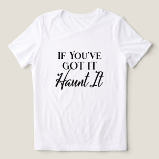 Wenn du es hast, zeige es mit Halloween-Humor Tri-Blend Shirt