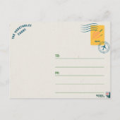 Wenn du es pflanzt, wird es wachsen | Karotten-Pos Postkarte (Rückseite)