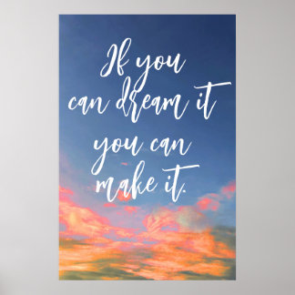 "Wenn du es träumen kannst" Poster