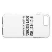Wenn du es zuerst nicht geschafft hast Case-Mate iPhone hülle (Rückseite (Horizontal))