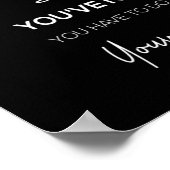 wenn du etwas gewollt hast, das du noch nie hattes poster (Ecke)