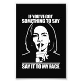 Wenn du etwas Got hast, das ich mir sagen kann Fotodruck (Vorne)