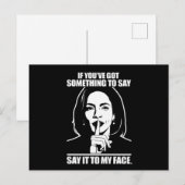 Wenn du etwas Got hast, das ich mir sagen kann Postkarte (Vorne/Hinten)