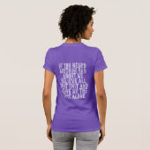 Wenn du etwas Schlechtes an mir gehört hast, glaub T-Shirt (Schwarz voll)