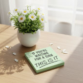 Wenn du für ein Zeichen Gewartet bist, ist es posi Post-it Klebezettel