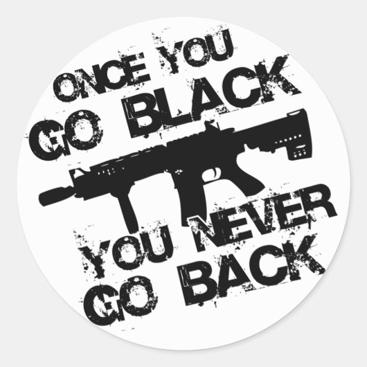 Wenn du gehst.... runder aufkleber (Vorderseite)