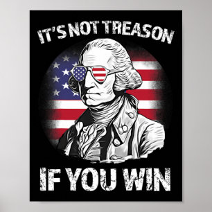 Wenn du George Washington US Flag 4 gewinnst, kein Poster