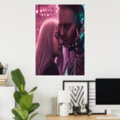 Wenn du geweint hast | AI Art Poster (Heimbüro)