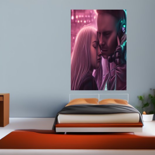 Wenn du geweint hast | AI Art Poster