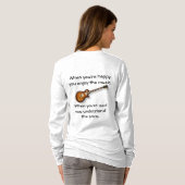 Wenn du glücklich bist T-Shirt (Schwarz voll)