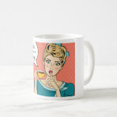 Wenn du glücklich bist und es kennst T - Shirt Kaffeetasse (VorderseiteRechts)