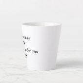 Wenn du glücklich Will Milchtasse (Vorderseite)