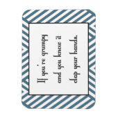 Wenn du gruselig bist und es weißt magnet (Vertikal)