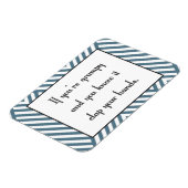 Wenn du gruselig bist und es weißt magnet (Linke Seite)