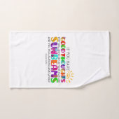 Wenn du gute Gedanken hast, werden sie ausgehen Badhandtuch Set (Handtuch)