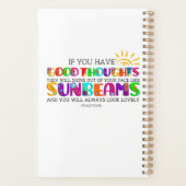 Wenn du gute Gedanken hast, werden sie ausgehen Planer (Rückseite)