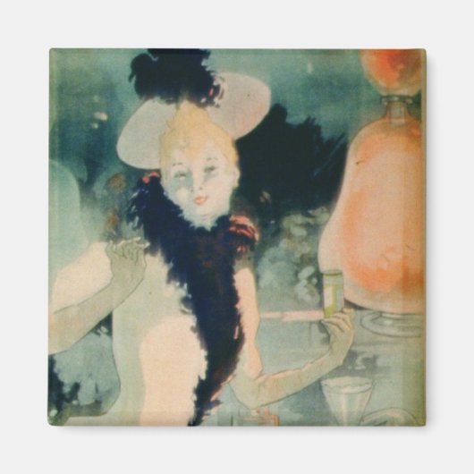 'Wenn du hust, nimm Geraudel Pastilles' (Farbe li Magnet (Vorne)