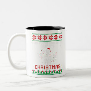 Wenn du im Inneren tot bist, aber es ist hässlich Zweifarbige Tasse