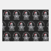 Wenn du im Inneren tot bist, aber es ist Weihnacht Geschenkpapier Set (Vorderseite)