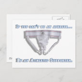 Wenn du kein Athlet sein kannst.. Postkarte (Vorne/Hinten)