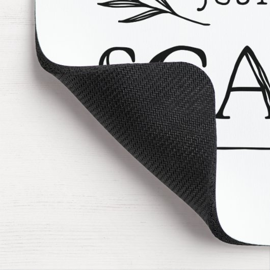 Wenn du keine Angst besiegen kannst, mach es einfa Mousepad (Ecke)