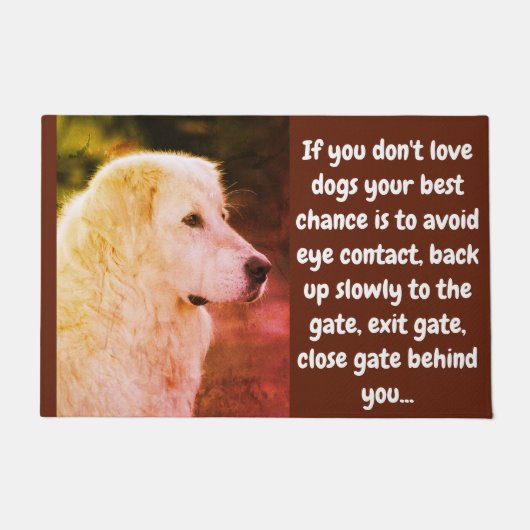 Wenn du keine Hunde Liebe.. Fußmatte (Vorderseite)