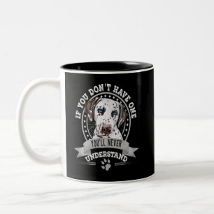 Wenn du keinen lustigen Dalmatiner hast Zweifarbige Tasse