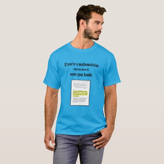 Wenn du Mathematiker bist, winke dir die Hände T-Shirt (Vorne ganz)