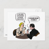 Wenn du mein Mann wärst... Postkarte (Vorne/Hinten)