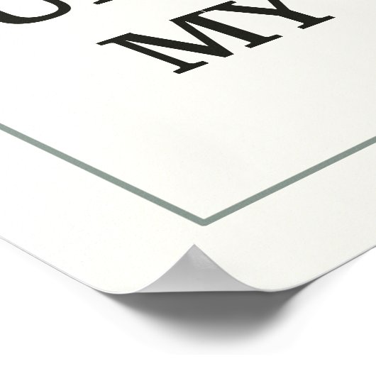 WENN DU MEINE STILLE NICHT VERSTEHST, WIE WIRST DU POSTER (Ecke)