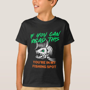Wenn du meinen Angelplatz lesen kannst, Männer lus T-Shirt