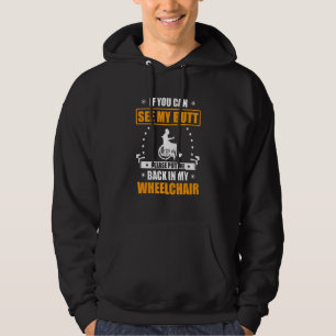 Wenn du meinen Hintern sehen kannst, gib mich bitt Hoodie