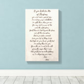 Wenn du mich zu Weihnachten suchst Leinwanddruck (Insitu (Holzboden))