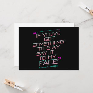 Wenn du mir etwas Got hast, um es zu sagen Einladung