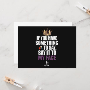 Wenn du mir etwas sagen kannst einladung