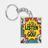 Wenn du mir Gewollt hast, mir ein Golfgeschenk anz Schlüsselanhänger (Vorderseite links)